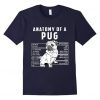 Anatomy Of A Pug T-Shirt DV01