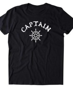 Captain Shirt Boat Owner Sailing Pirate T-shirt DV01