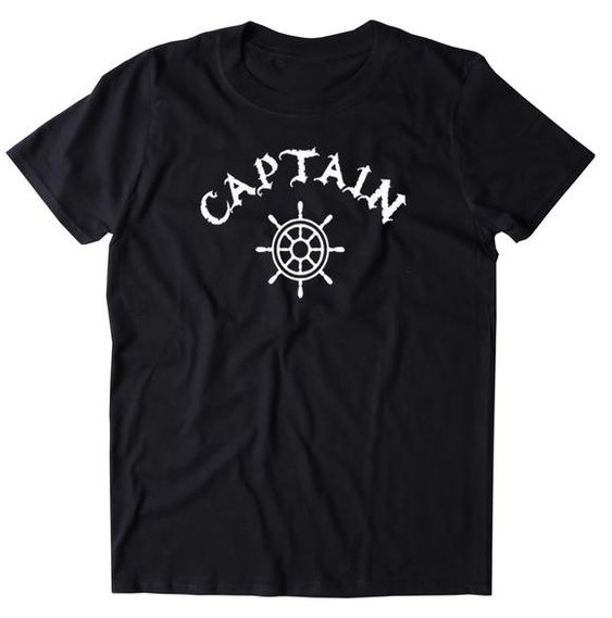 Captain Shirt Boat Owner Sailing Pirate T-shirt DV01