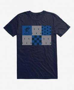 Harry Potter Ravenclaw Checkered Patterns T-Shirt DAN