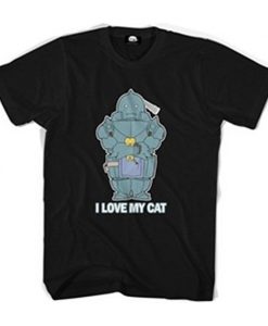 I Love My Cat Fullmetal Alchemist Brotherhood T-Shirt DV01