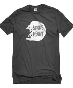 Mens Smoke Meowt T-shirt DAN