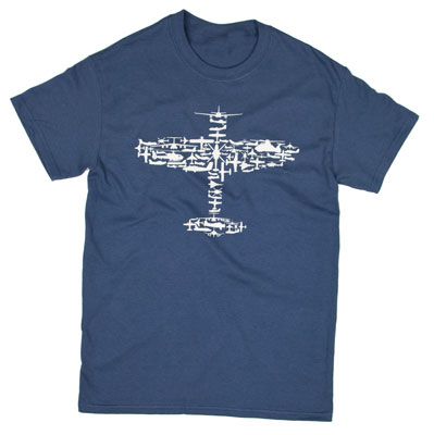 Plane Collage T-Shirt DAN