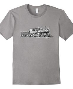 Steam Engine Train Lovers T shirt DAN