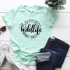 Support Wildlife Raise Girls T-Shirt EM01