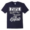 TeeHipster Papa The Legend T-Shirt DV01