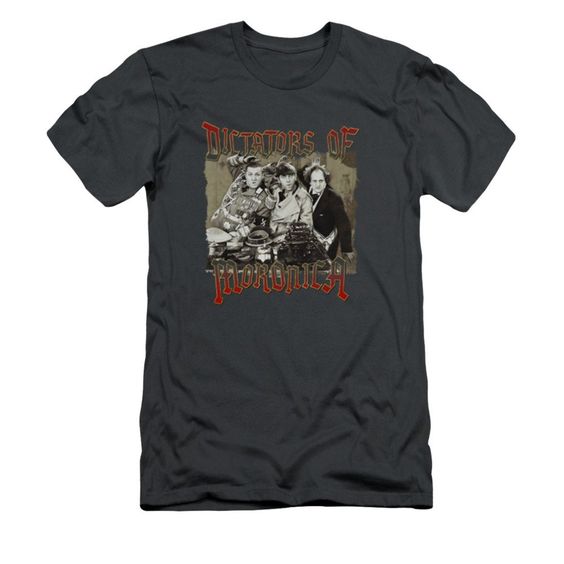 The Three Stooges - Moronica Adult Slim Fit T-Shirt DAN