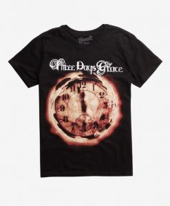 Three Days Grace Clock T-Shirt DV01