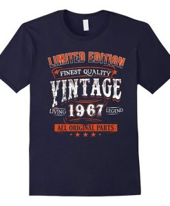 1967 T-Shirt 50th Birthday Gifts 50 Year Old B-day Vintage DAN
