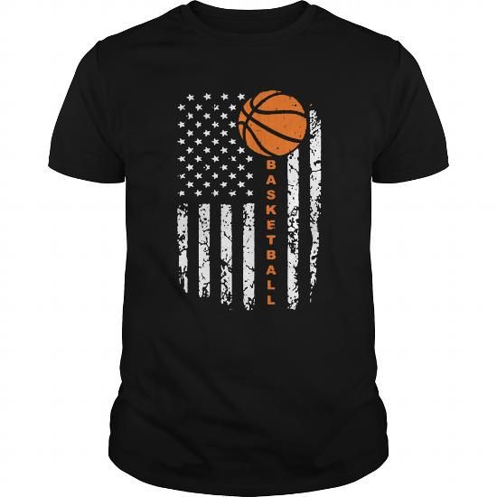 American Basketball Flag T-Shirt DAN