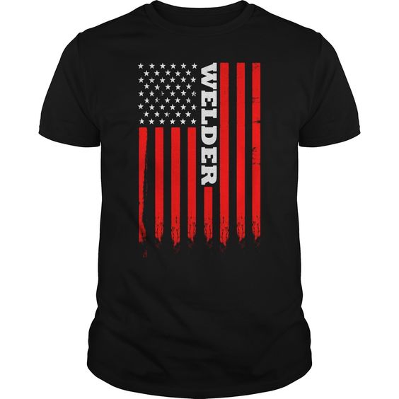 American Welder Flag T-Shirt VL01