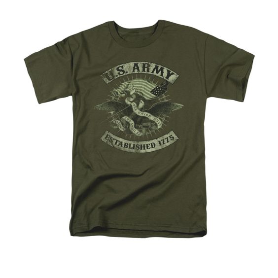 Army shirt union eagle olive t-shirt DAN