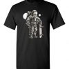 Astronaut Skater In Space With Skateboard T-Shirt DAN