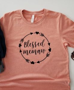 Blessed Memaw Shirt FD