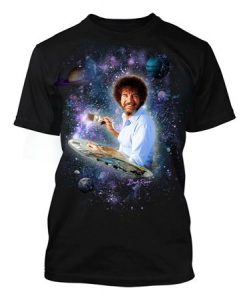 Bob Ross Galaxy Tree T Shirt SR28