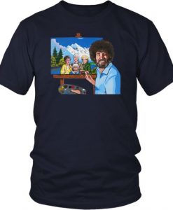 Bob Ross Painting T Shirt SR28