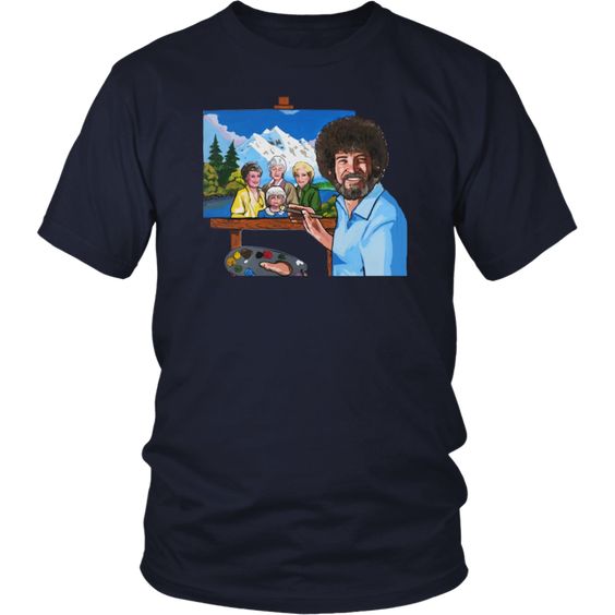 Bob Ross Painting T Shirt SR28