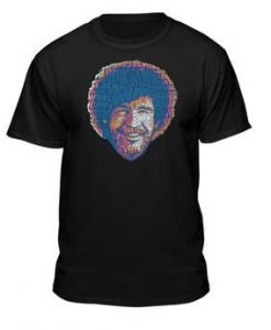 Bob Ross Pop Face T Shirt SR28