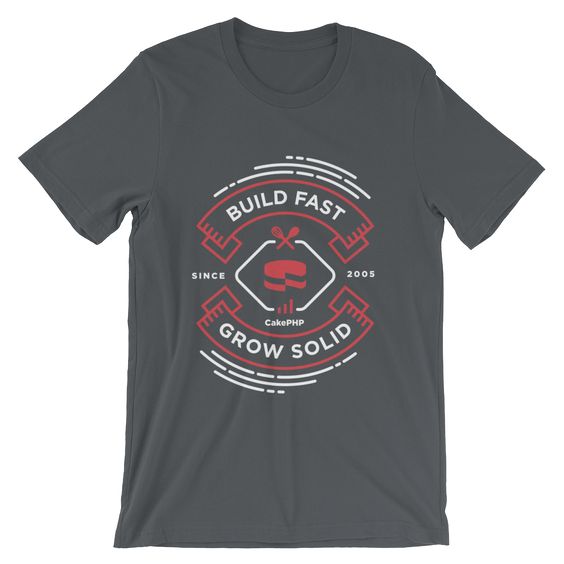 Build Fast, Grow Solid - Gray t-shirt DAN
