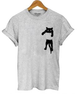 Cat Design Hipster T-shirt FD