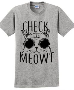 Check Meow T-shirt FD