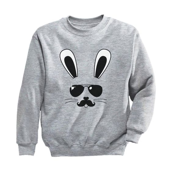 Cool Bunny Face Sweatshirt FD01