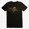 DC Comics Shazam! Gold Name Logo T-Shirt DAN