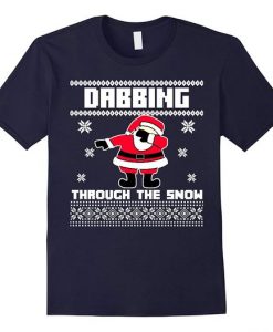 Dabbing Santa T Shirt SR01