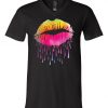 Dripping Neon Lips T-shirt FD01