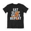 Eat Sleep Skate Repeat T-Shirt DAN