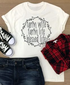 Farm Life Blessed t-shirt FD