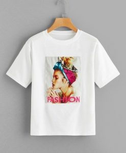 Figure Print Tee T-Shirt DAN