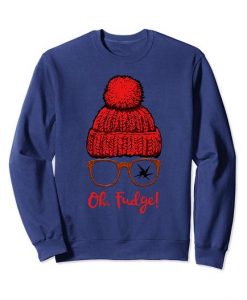 Fudge Funny Christmas Sweatshirt SR01