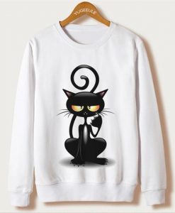 Funny Cat Sweatshirt FD
