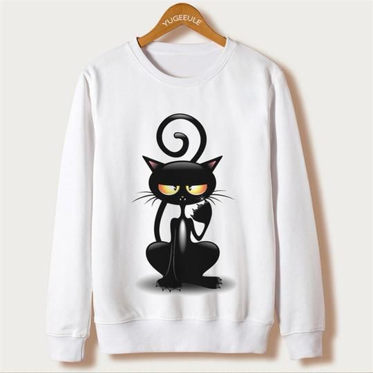 Funny Cat Sweatshirt FD