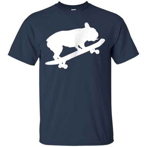 Funny French Bulldog On Skateboard Shirt DAN