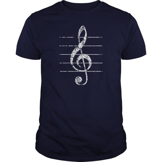 G Clef Treble Clef T-Shirt VL01