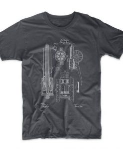 Gatling Gun Patent T shirt DAN