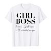 Girl Boss T Shirt SR01