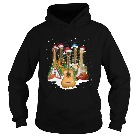 Guitar Christmas hoodie SR01