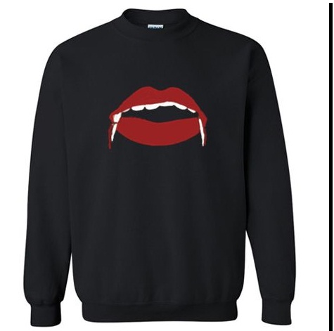 Halloween Lips Vampire Sweatshirt FD01