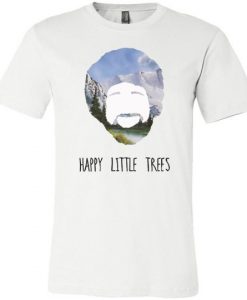 Happy Little Bob Ross T Shirt SR28