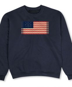 Hockey Laces Flag Sweatshirt DAN