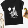 Human Skeleton Print T-Shirt EL01