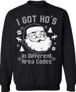 I Got Hos Christmas Sweatshirt SR01