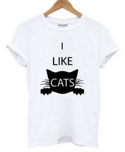 I Like Cats t-shirt FD