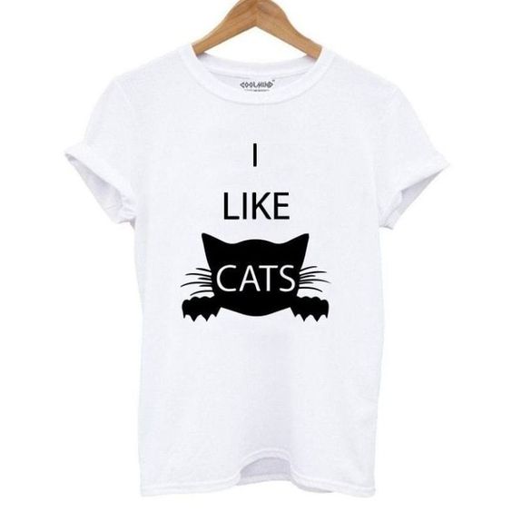 I Like Cats t-shirt FD