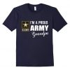 Im A Proud Army Grandpa T-shirt DAN