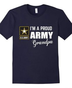 Im A Proud Army Grandpa T-shirt DAN