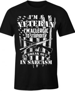 I'm a Veteran Shirt American Veteran Men's T-Shirt DAN